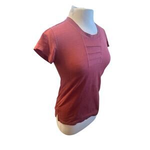 Women S FlyLow Short Slv Red Pink Tee T-Shirt Base Layer Top Wool Ski Snowboard